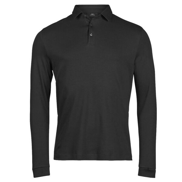 Tee Jays Pima Cotton Long Sleeve Polo Shirt Thumbnail