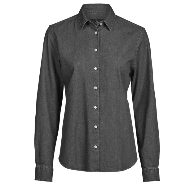 Tee Jays Ladies Denim Shirt Thumbnail