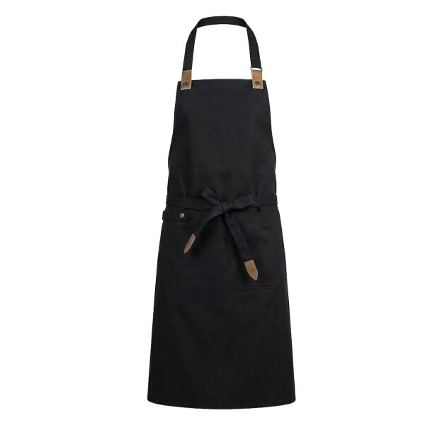 Le Chef Canvas Apron with Leather Tabs Thumbnail