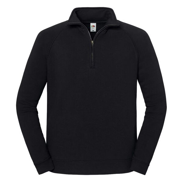 Fruit of the Loom Iconic Premium Zip Neck Sweatshirt Thumbnail