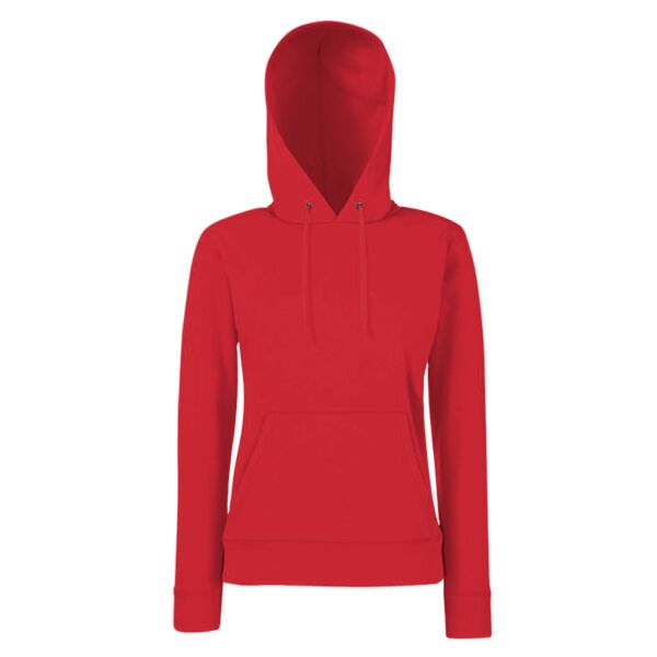Fruit of the Loom Classic Lady Fit Hooded Sweatshirt Thumbnail