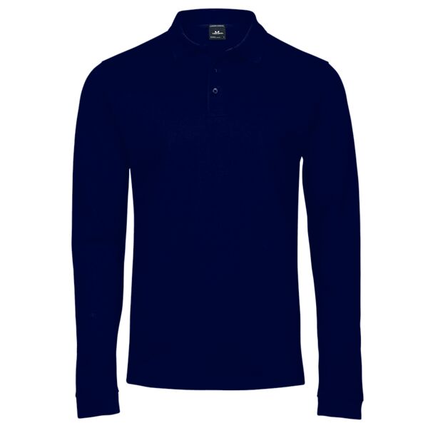 Tee Jays Luxury Stretch Long Sleeve Polo Shirt Thumbnail