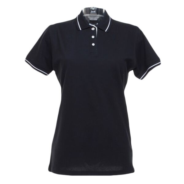 Kustom Kit Ladies St Mellion Tipped Cotton Piqué Polo Shirt Thumbnail