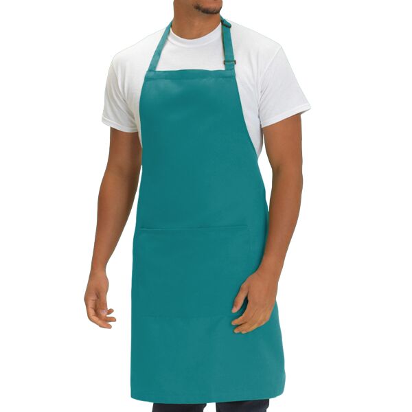 Dennys Polyester Bib Apron with Pocket Thumbnail