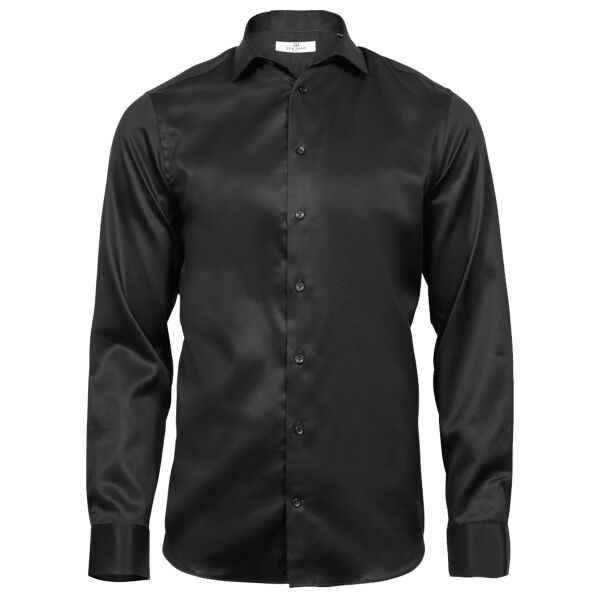 Tee Jays Luxury Slim Fit Long Sleeve Oxford Shirt Thumbnail