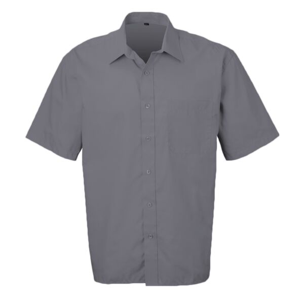 Russell Collection Short Sleeve Easy Care Poplin Shirt Thumbnail