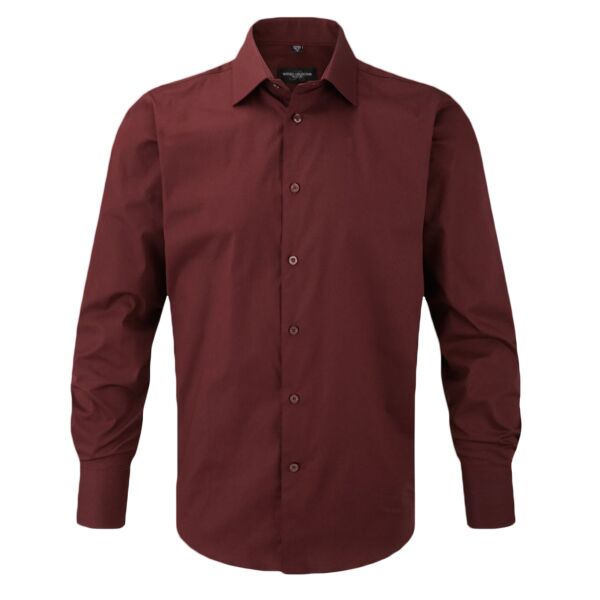 Russell Collection Long Sleeve Easy Care Fitted Shirt Thumbnail