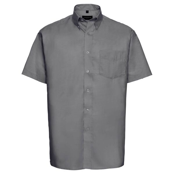 Russell Collection Short Sleeve Easy Care Oxford Shirt Thumbnail