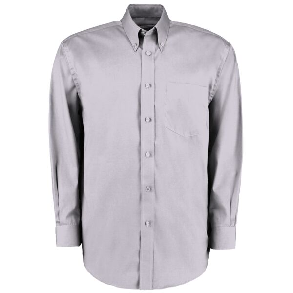 Kustom Kit Premium Long Sleeve Classic Fit Oxford Shirt Thumbnail
