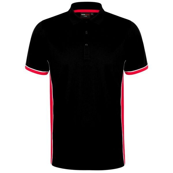 Finden and Hales Contrast Panel Polo Shirt Thumbnail