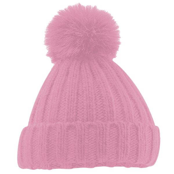 Beechfield Verbier Fur Pop Pom Beanie Thumbnail