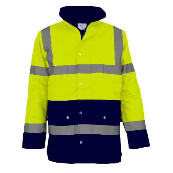 Yoko Hi-Vis Two Tone Motorway Jacket Thumbnail