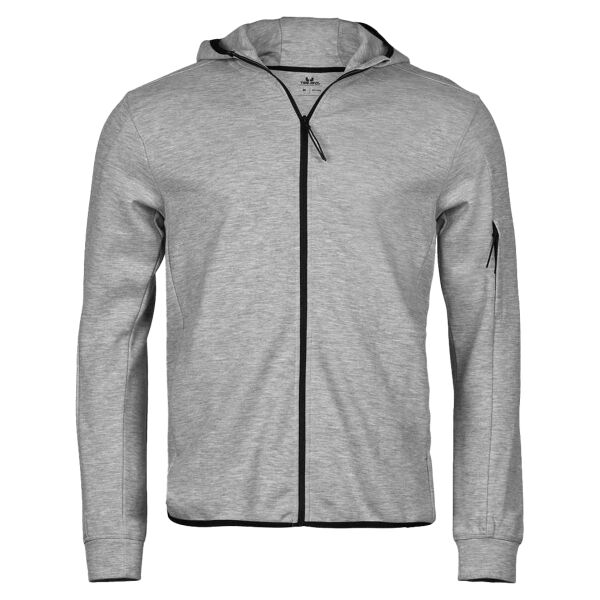 Tee Jays Athletic Hooded Full Zip Sweat Jacket Thumbnail